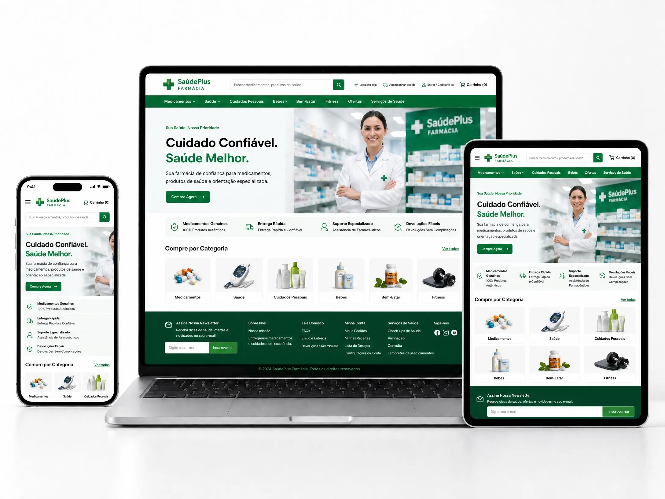 Site profissional para Farmácia - AllTech